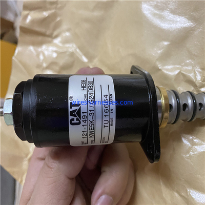 CAT खुदाई के लिए KWE5K-31/G24DB30 हाइड्रोलिक सोलनॉइड वाल्व 121-1491